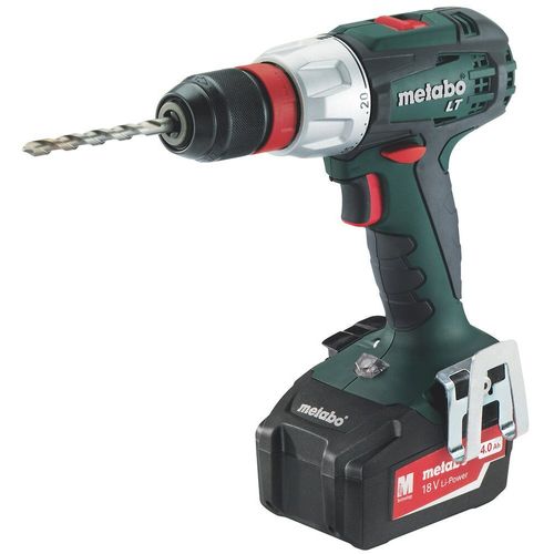 Metabo BS18 LT Quick Perceuse-visseuse sans fil 18 V + 2 batteries Lithium-Ion de 4,0 Ah