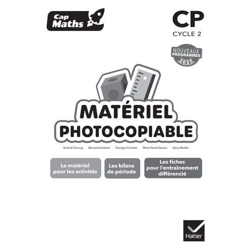 Cap Maths Cp - Matériel Photocopiable