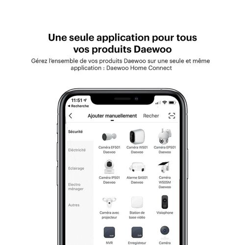 Daewoo Interrupteur De Volets Roulants Ivr501w Wifi