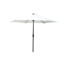 Amalfi - Parasol Droit Rond Led 2,66 X 2,66 M Écru