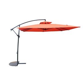Capri - Parasol Déporté Rond Terracotta