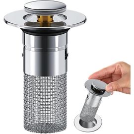 11 X 3 X 8 Cm , Lot De 2 Passoires D'évier Avec Poignée En Acier Inoxydable Grille Devier De Cuisine Bouchon Devier De Cuisine Filtre Anti Obstruction Pour Evier De Cuisinesalle De Bain 11 Cm 73851868