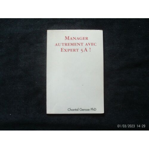 Manager Autrement Avec Expert 5a !