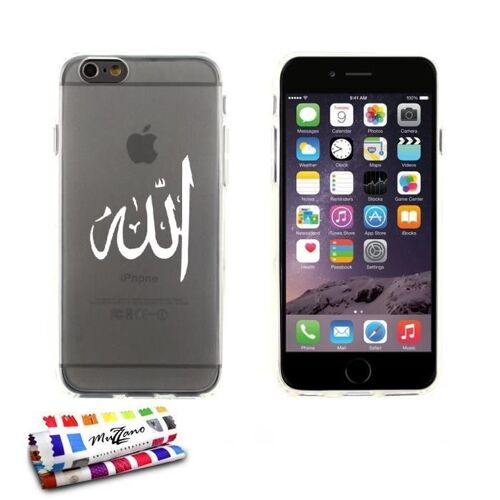 COQUE iPHONE 6 6S PLUS (5"5) ALLAH SILICONE TRANSPARENT SOUPLE (TPU)