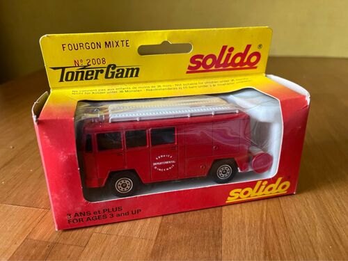 Solido 2008 Voiture Pompiers Miniature 