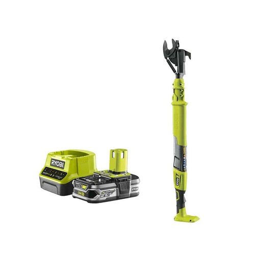 Pack RYOBI Coupe-branches 18V One+ OLP1832BX - 1 Batterie 2.5Ah - 1 Chargeur rapide RC18120-125