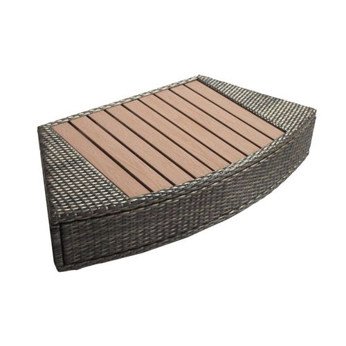 Mobilier Design pour Spa Vita premium Netspa - Diamètre Extérieur total avec mobilier 290cm PVC Tressé - Ensemble de 5 modules