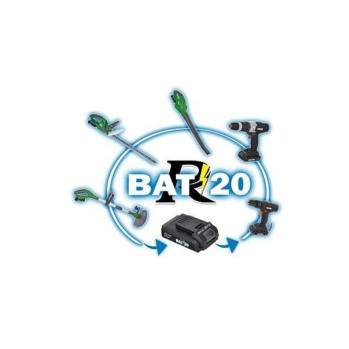 Coupe bordure "R-BAT20" + batterie 20 volt, 2 Amp + chargeur