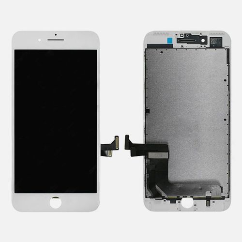 Vitre Tactile + Ecran Lcd Assemblé Sur Chassis Pour Iphone 7 Plus Blanc