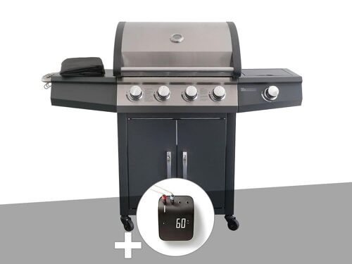 Barbecue à gaz Piretto + Weber Connect Smart Grilling Hub - Jardideco