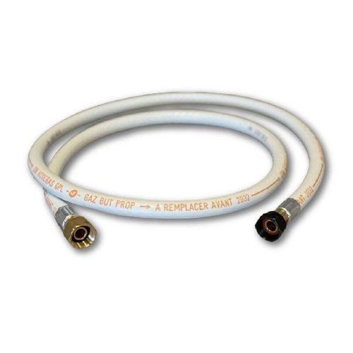 Tuyau gaz butane/propane flexible 2.00 m raccords ? visser 20/150 et G1/2