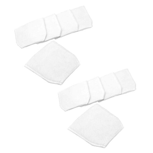 vhbw 10x Sac à poussière de remplacement pour Makita 443060-3 pour aspirateur - 11,6 cm x 10,9 cm Blanc