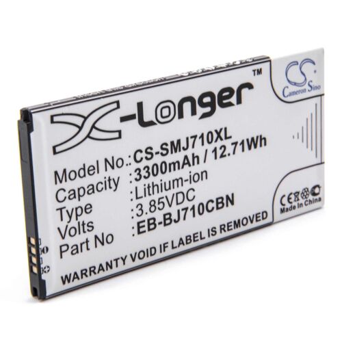 Batterie Vhbw Compatible Avec Samsung Galaxy On8, Sm-J701m/Ds, Sm-J701f/Ds, J7 Nxt 2017 Duos Td-Lte Téléphone Portable Smartphone (3300mah, 3.85v, Li-Ion)