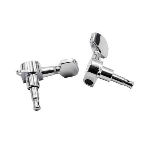 Vhbw Chevilles 3r3l Chevilles Pour Guitare, Guitare Électrique, Guitare Acoustique - Chevilles De Guitare, Têtes De Machine, 10 Mm Enregistrement Argent
