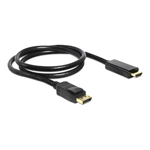ENTER-WEB Cordon Displayport 20p male vers HDMI male 2M Plaqué Or