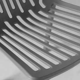 Lot De 4 Chaises En Plastique Gris