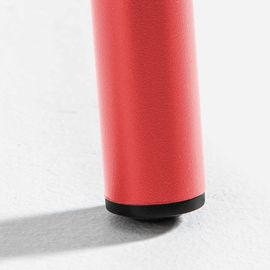 Table De Jardin Et 8 Fauteuils En Métal Rouge