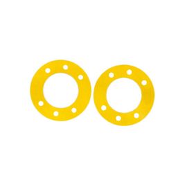 Hayward - Lot de 2 joints de bride pour buse de refoulement pour piscine - Noir - ORNX15013