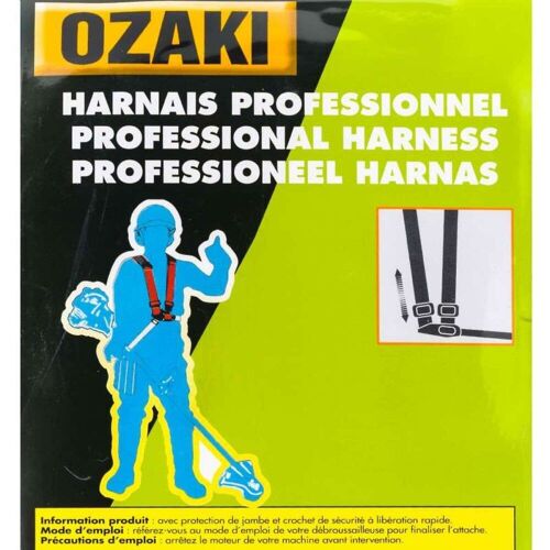 Greenstar 10234 Harnais débroussaillage pro grand confort sangle réglable F432