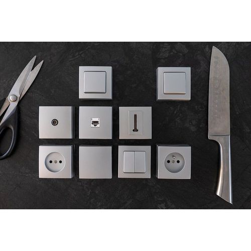 Prise TV D.9,52 saillie Chrome