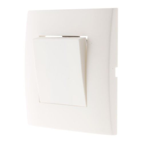 Bouton poussoir prêt à poser - Blanc - Simplea