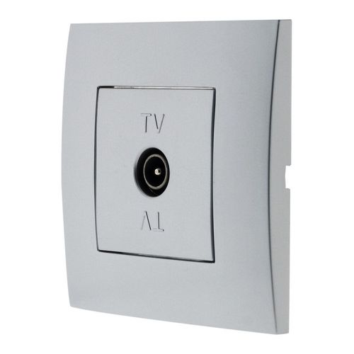 Prise TV prêt à poser - Silver - Simplea