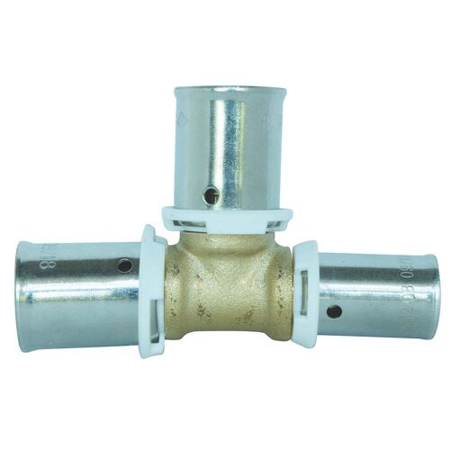 Té à sertir PER Ø16-16-12 - SOMATHERM - 3313-16-16-12