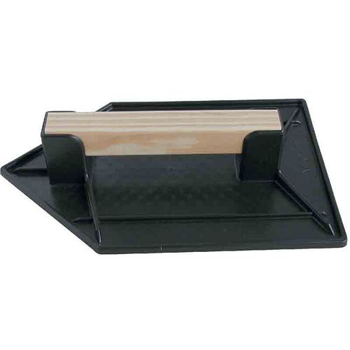 Taloche plastique noire triangulaire Outibat - Dimensions 18 x 27 cm