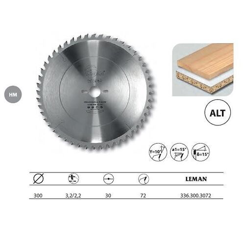 Lame de scie circulaire Leman - 336.300.3072