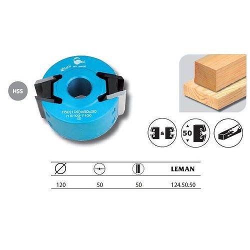 Leman - Porte-outils à profiler diam. 120mm al. 50 Ht. 50mm - 124.50.50