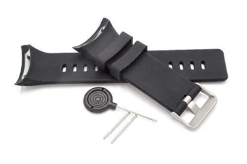 Bracelet L De Remplacement Vhbw Compatible Avec La Montre De Fitness Suunto Spartan, Smartwatch - 9cm + 13cm Silicone Noir