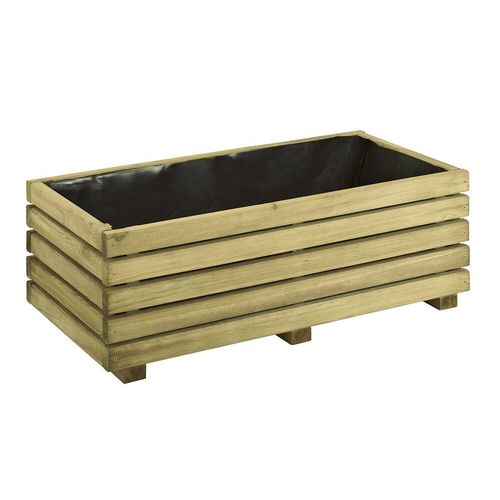 Bac À Fleurs De Jardin Küb 80 Rectangulaire En Pin 64 L