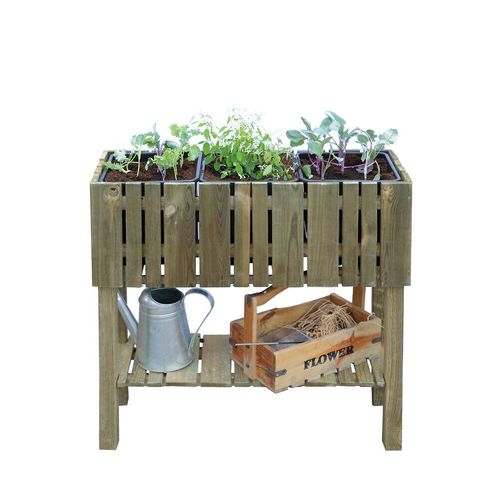 Carré Potager Vertikal 3 Bacs Surélevé Jardipolys