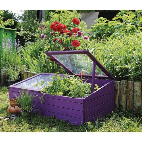 Serre De Jardin En Bois - Châssis Double - 107 Litres Jardipolys