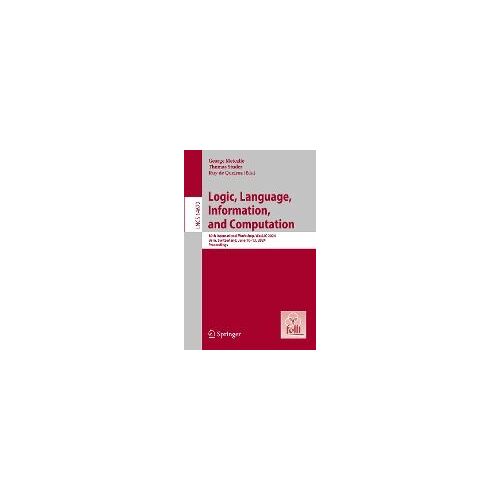 Logic, Language, Information, And Computation