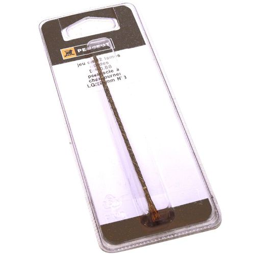 Jeu de 12 lames à chantourner spiralées D. 0,8 mm - 48 TPI - 803228 - Peugeot