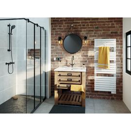 Sèche serviette fluide blanc ASAMA connecté 750W