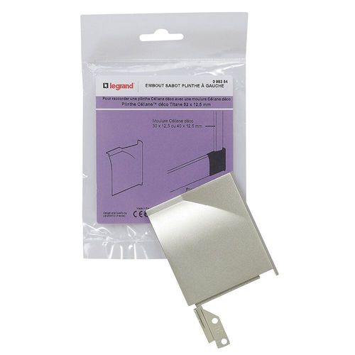 DLP sabot gauche 82x12.5mm titane