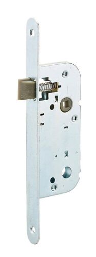 Serrure encastrée, à bec de cane, axe 40 mm