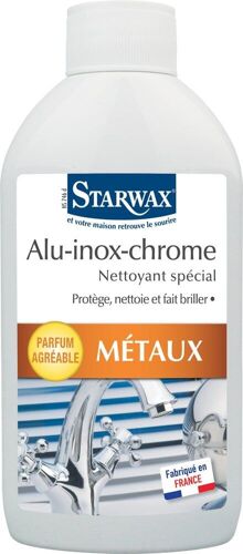 Nettoyant métaux spécial alu, inox et chrome Starwax 250ml