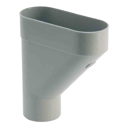 Jambonneau PVC pour eaux pluviales - gris