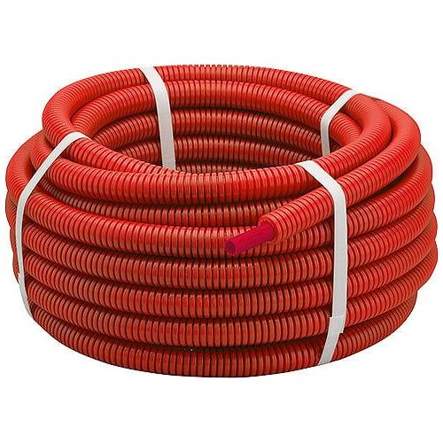 Tube per gainé rouge ø12 - 15 mètres NOYON & THIEBAULT