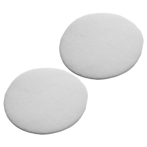 vhbw Set 2x Polaire de protection compatible avec Dyson DC20, DC21, DC08, DC19, DC29, DC04, DC05 Aspirateur - Filtre de protection Blanc