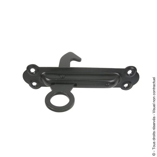 Arrêt à ressort acier prépeint, H.150 x L.50 x P.126.5 mm