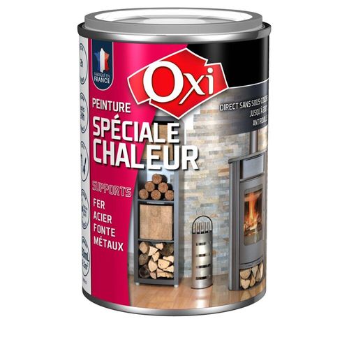 OXI PEINTURE HAUTE TEMPERATURE 100°C A 600°C NOIR MAT 3285820036522 BBQ ECHAPPEMENT CHEMINEE POELE BARBECUE BRICOLAGE RENOVATION ANTIROUILLE POT 250ML GRILLE PRO COMASOUND KARTEL CSK ONLINE