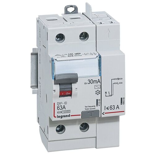 Legrand-DX3-ID 2P 63A AC 30MA TGA