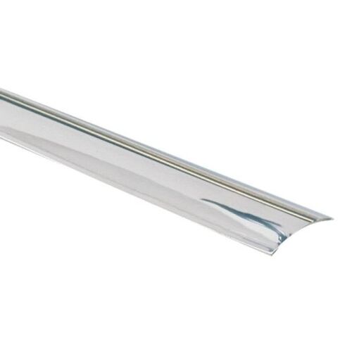 Barre de seuil adhésif - inox 10/10e - longueur 2,70 m - largeur 30 mm DINAC
