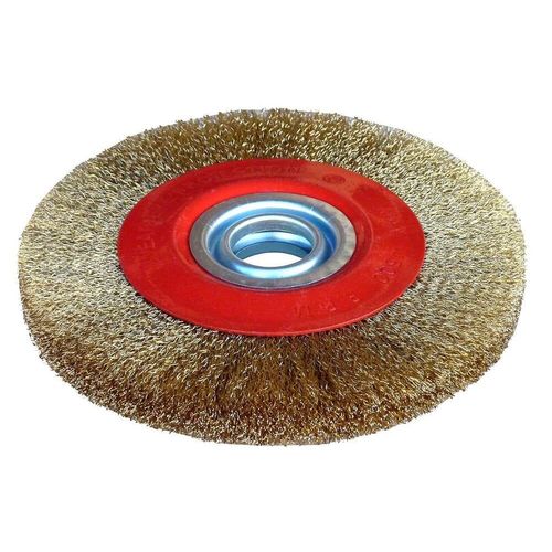 1 brosse disque pour touret 200 mm 20 mm - Alésage 32 mm
