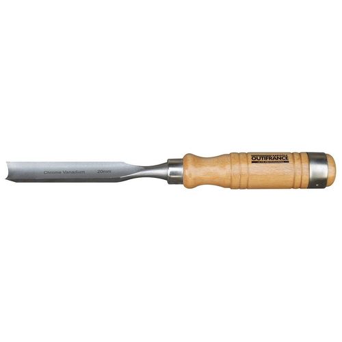 Gouge de menuisier manche en bois 6 mm