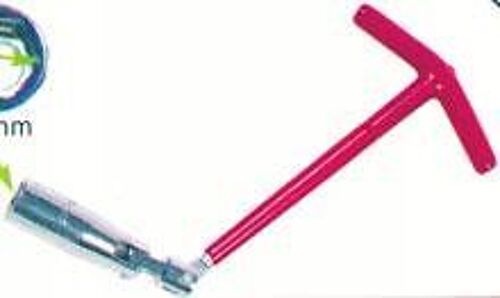 Clé à bougie articulée 16 mm